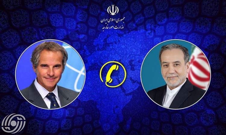 محادثة هاتفية بين المدير العام للوكالة الدولية للطاقة الذرية ووزير الخارجية الإيراني