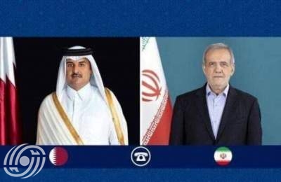 الرئيس الإيراني والامير القطري يؤكدان على تعزيز العلاقات الثنائية ووقف الجرائم بغزة