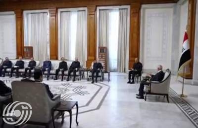 امين المجلس الأعلى للأمن القومي الإيراني يلتقي الرئيس العراقي