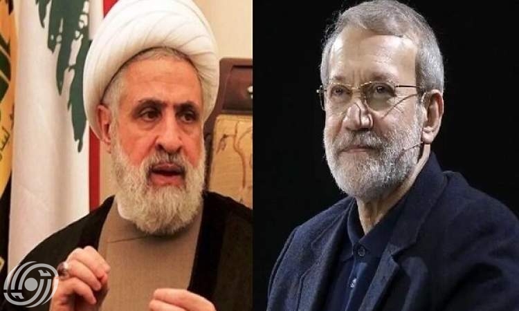 استقبل الأمين العام لحزب الله اللبناني، الشيخ نعيم قاسم اليوم الخميس امين المجلس الأعلى للأمن القومي الايراني علي لاريجاني.