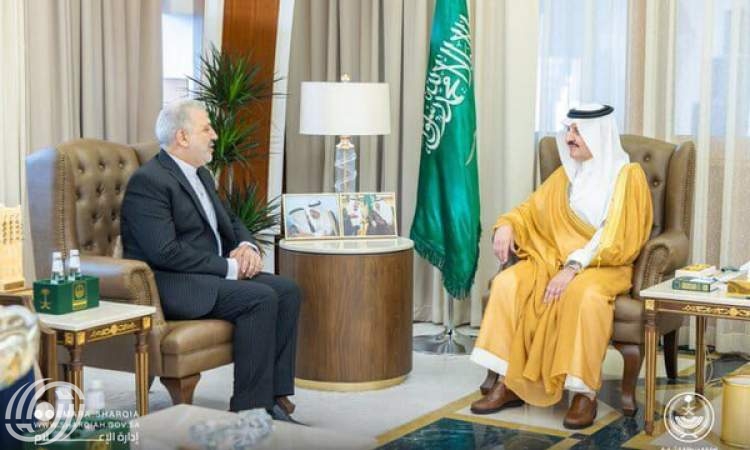 سفير ايران في الرياض يلتقي امير المنطقة الشرقية