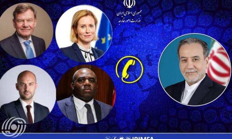عراقجي يجري اليوم محادثات هاتفية مع نظرائه من الدول الأوروبیة .