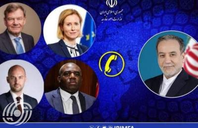 عراقجي يجري اليوم محادثات هاتفية مع نظرائه من الدول الأوروبیة .