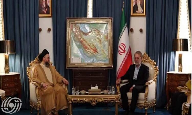 عمار الحكيم يلتقي لاريجاني في طهران