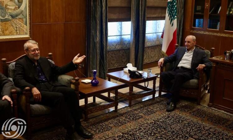 لاريجاني يلتقي رئيس مجلس النواب اللبناني