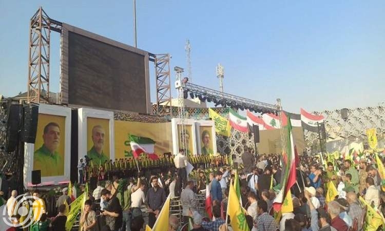 اقامة مراسم الذكرى السنوية الاولى لاستشهاد السيد حسن نصرالله والسيد صفي الدين في طهران