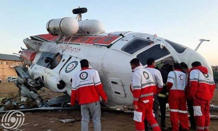 تحديد سبب تحطم مروحية الهلال الاحمر في لرستان حسب التقارير الأولية