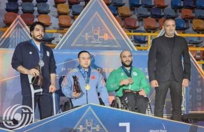 رباع ايراني يتقلد الميدالية الفضية في بطولة العالم لرفع الأثقال لذوي الاحتياجات الخاصة