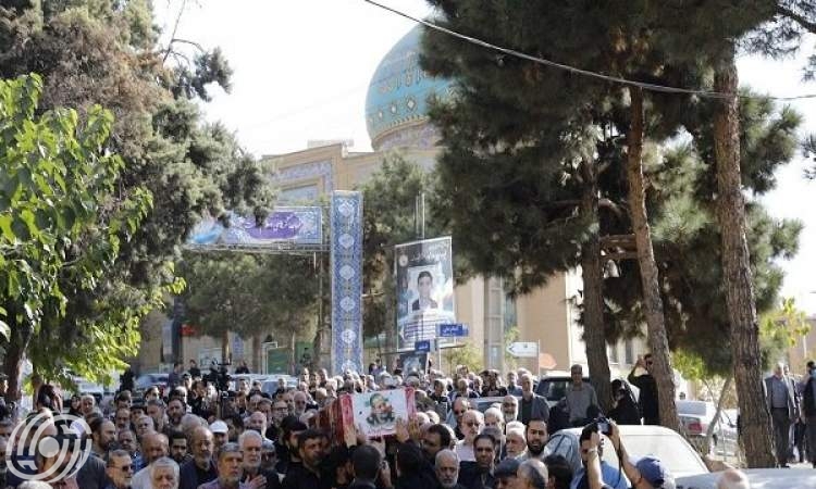 اقامة مراسم تشييع جثمان الجنرال علي رضا أفشار في طهران