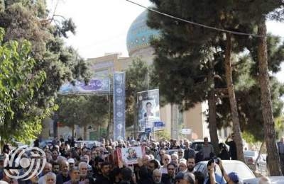 اقامة مراسم تشييع جثمان الجنرال علي رضا أفشار في طهران