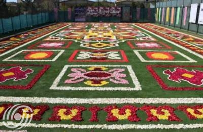 انشاء اكبر سجادة زهور في الشرق الاوسط انشاء اكبر سجادة زهور في الشرق الاوسط