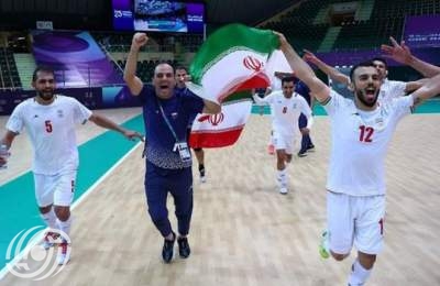 تتويج ايران ببطولة كرة الصالات بدورة العاب التضامن الاسلامي تتويج ايران ببطولة كرة الصالات بدورة العاب التضامن الاسلامي