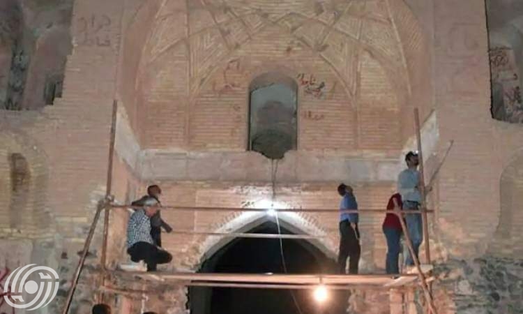 خان "قلعة الأرانب" الذي رممه الشعب